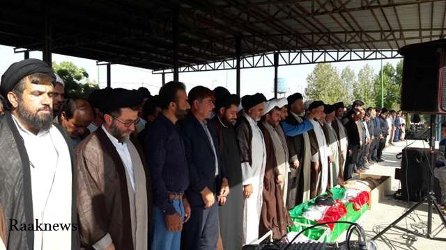 مراسم تشییع و خاکسپاری مدیرکل اسبق بنیاد شهید کهگیلویه و بویراحمد برگزار شد+تصاویر